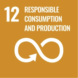 Logo for UN Sustainable Development Goal 12: Responsible Consumption and Production